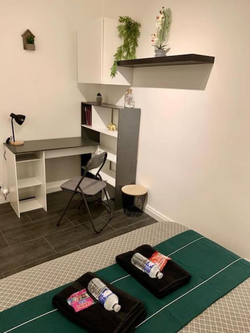 Grand Appartement 2 Chambres 5 Pers Max, Vue Panoramique Avec Parking ミュルーズ エクステリア 写真