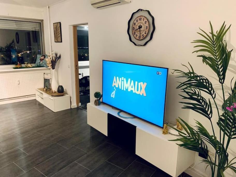 Grand Appartement 2 Chambres 5 Pers Max, Vue Panoramique Avec Parking ミュルーズ エクステリア 写真